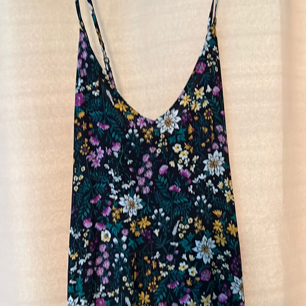 Black with flowers